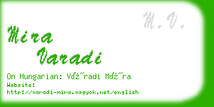 mira varadi business card